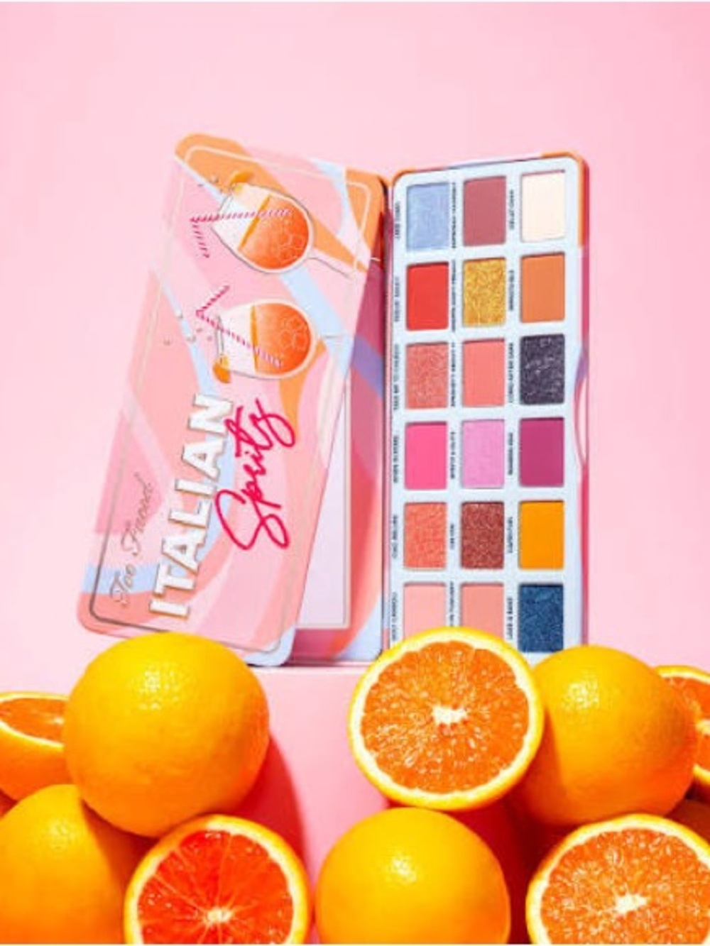 Too Faced Italian Spritz Eyeshadow Palette - Pink, Orange & Gold Mix